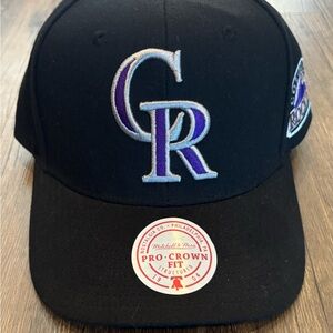 Colorado Rockies Mitchell & Ness cap hat